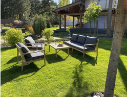 Диванная группа Rio L  из массива акации