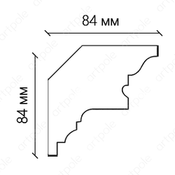 Карниз гладкий SKT42