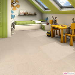 Пробковые полы Haro Сирио крем 533391 в интерьере детской