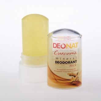 Дезодорант "Кристалл-ДеоНат"с КУРКУМОЙ, стик , 60 гр желтый