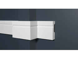 Молдинг Decor Dizain DD01, дюрополимерный, влагостойкий, под покраску, длина 2 м