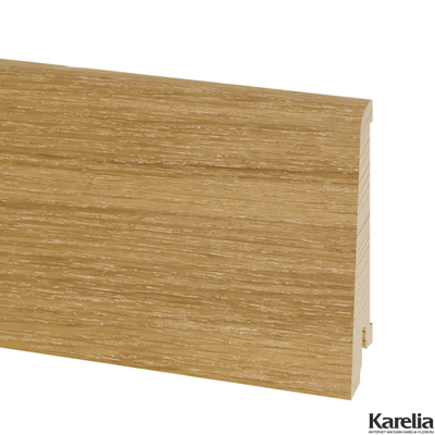 Плинтус напольный Pedross KS80 Дуб Затёртый шпон 80х16х2500