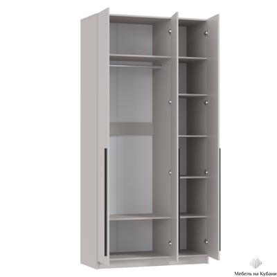 Брандо 67.12 (h2380) (3-х дв.) шкаф для одежды ЛДСП Кашемир