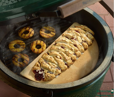 BIG GREEN EGG КЕРАМИЧЕСКИЙ ПОЛУКРУГЛЫЙ КАМЕНЬ ДЛЯ ГРИЛЯ XL