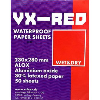 VX-RED Наждачная бумага (мокрая) Р1500