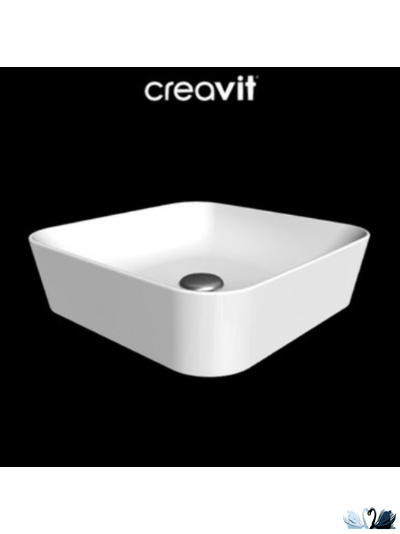 Раковина Creavit Ultra UL040-00CB00E-0000 40 х 40 см на столешницу, глянец белоснежного цвета