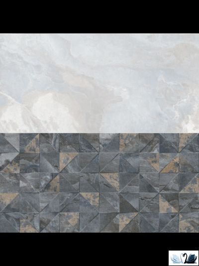 Плитка Eurotile Kota White Matt 30x60 см настенная матовая, рваный камень