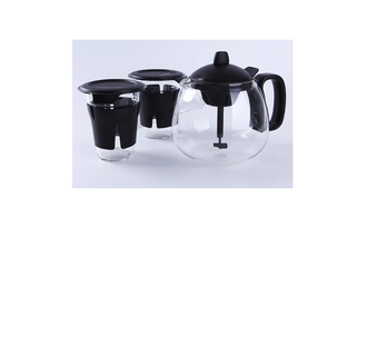 Подарочный набор: Заварочный чайник 1,7 л +заварочный стакан с крышкой 330 мл 2 шт