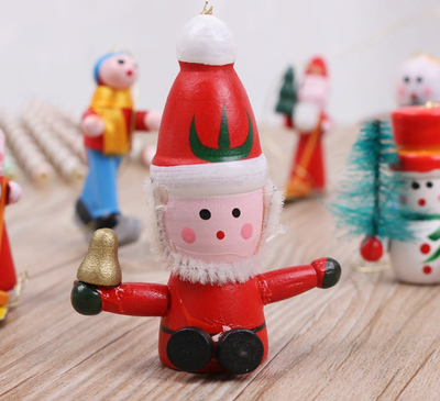 Набор деревянных елочных игрушек 24шт/уп