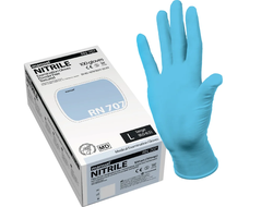Перчатки нитриловые MANUAL NITRILE  чёрные ХL