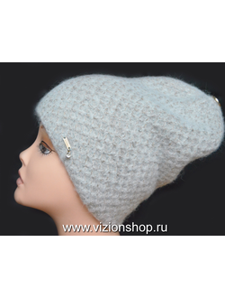 Женская вязаная шапка из альпака Италия визио фото Воронеж итальянские шапки Vizio