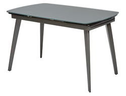 Стол ELIOT 120 GREY1 матовое серое стекло/ GREY1 каркас М-City