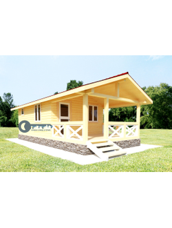 Б-16 ГАБАРИТНЫЕ РАЗМЕРЫ: (9Х4,5М) 1 ЭТАЖ, ОБЩАЯ ПЛОЩАДЬ: 40,5М²