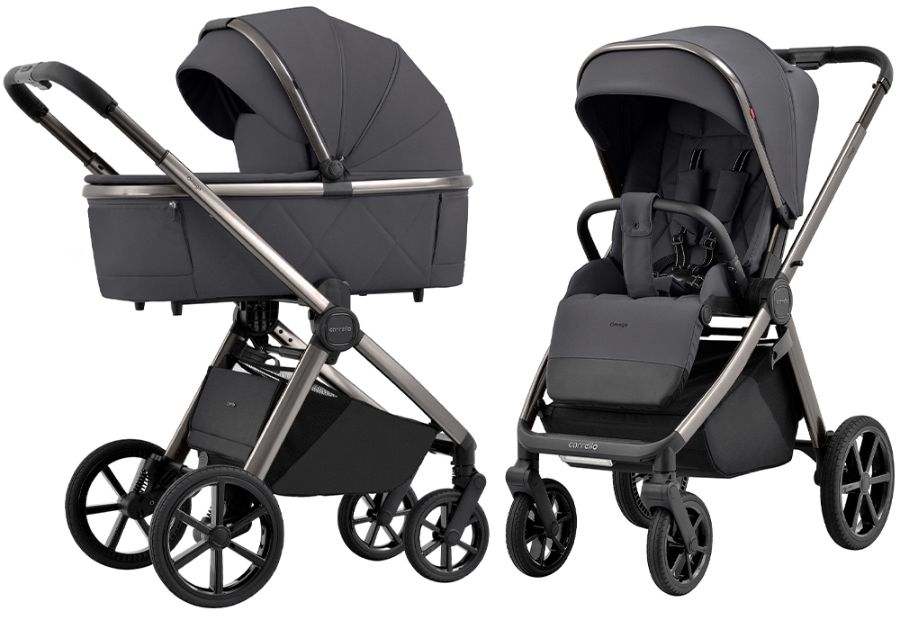 Коляска 3 в 1 Carrello Omega Excellent Grey