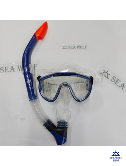 Маска для дайвинга с трубкой Aqua Lung Oversize Pro, силикон, комплект