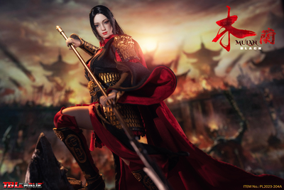 Китайская воительница Мулан (в черном) - КОЛЛЕКЦИОННАЯ ФИГУРКА 1/6 MULAN - Black (PL2023-204A) - TBLeague