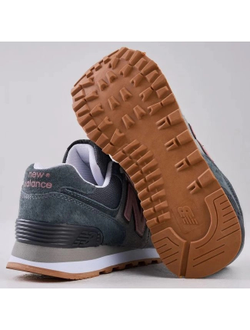 New Balance 574 Grey Purple Pink