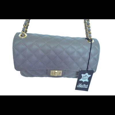 Сумка Leather Country серая