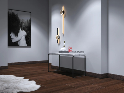 Напольный плинтус Decor-Dizayn 706-93SH, влагостойкий, ударопрочный, 2,4 метра