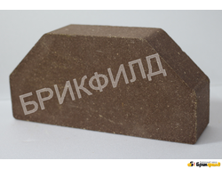 Кирпич облицовочный "Трапеция". Шоколад. Кирпичный завод Брик Филд