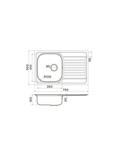 МОЙКА OMOIKIRI KASHIOGAWA 79 IN