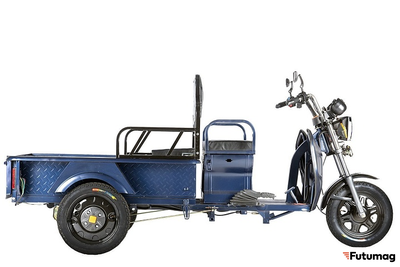 Грузовой электротрицикл Rutrike D1 1200 60V900W синий