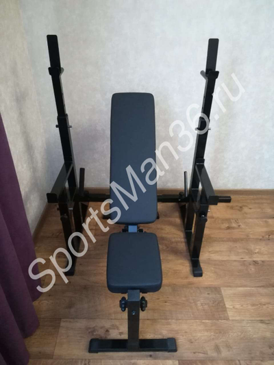 Стойка для штанги регулируемая с подстраховкой Sport-Target купить в Воронеже