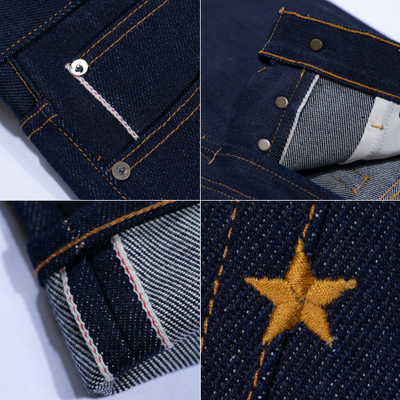 Джинсы =Brave Star= True Straight 25oz 'Sumo IV' Japan Selvage Denim
