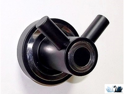 Крючок для ванной комнаты двойной черного цвета от Wildbad