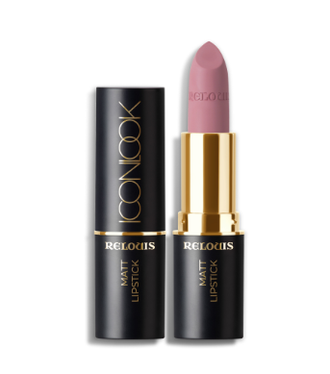 Помада матовая Бархатистый Матовый Финиш ICON LOOK  4,0 г РЕЛУИ