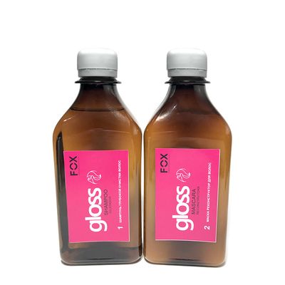 Пробный набор Фокс Глосс 250 мл. для выпрямления волос