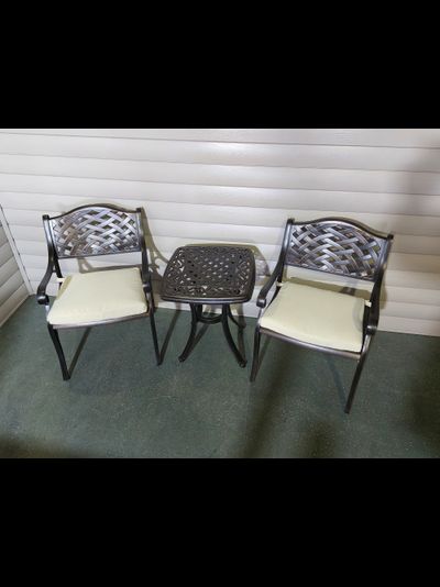 Кофейный комплект мебели из алюминия Paris 52