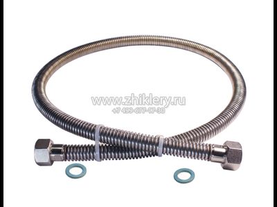 Подводка для газа сильфонная G-BEKA 1/2" L-0,5м (Г/Г)