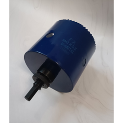 Коронка биметаллическая диаметр 66 мм глубина 100 мм