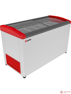 Ларь морозильный Frostor GELLAR FG 500 E красный