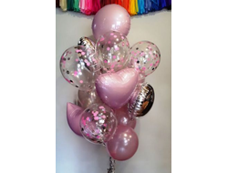 Набор из шаров "Нежная роза"