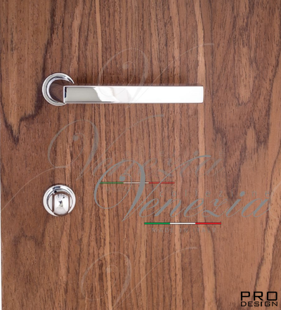 Фиксатор поворотный круглый Venezia Unique WC-30 (серия SLIM) полированный хром