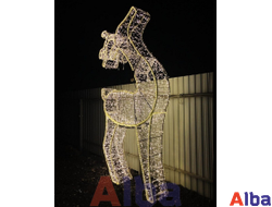 Новогодняя 2Д композиция Олень 2,5 м