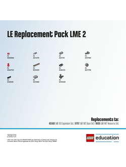 LE набор с запасными частями LME 2 2000701
