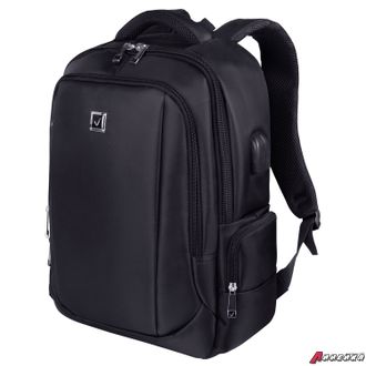 Рюкзак BRAUBERG FUNCTIONAL с отделением для ноутбука, 2 отделения, USB-порт, «Leader», 45×32×17 см. 270799
