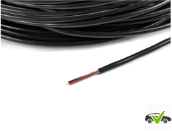 ПВАМ 1,5мм (чёрный) провод автомобильный маслобензостойкий