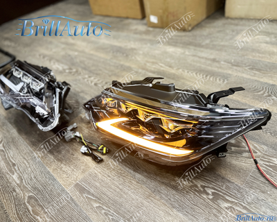 Фары Toyota Camry 55 стиль Lexus