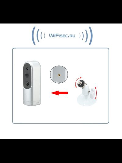 Беспроводная WiFi видеокамера на аккумуляторе с DVR, HD 960p (NetCam)