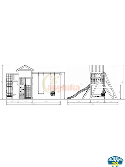 Детская площадка Савушка Мастер 3 (4 сезона)