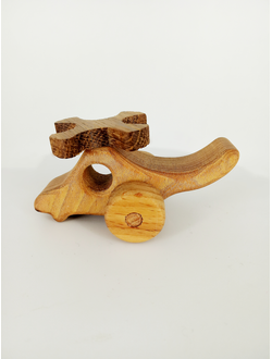 экологичная игрушка из дерева "Вертолет"