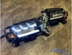 Фары Toyota Land Cruiser 200 в стиле LEXUS, БЕГАЮЩИЕ