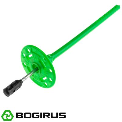 Дюбель для теплоизоляции BOGIRUS NT 8х175 мм с металлическим гвоздем и термоголовкой (400 штук)