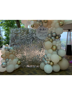 ФОТОЗОНА ИЗ ШАРОВ "ПРОЩАЙ, НАЧАЛЬНАЯ ШКОЛА"