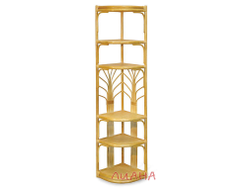 Этажерка из ротанга  угловая 09/09