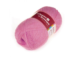 Пряжа для вязания  Пчелка 100% акрил, вес мотка - 100 г, длина нити - 500 м. спицы №2 цвет камелия